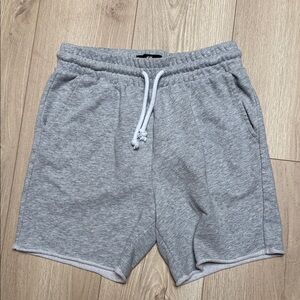 Mens H&M grey sweat shorts size S